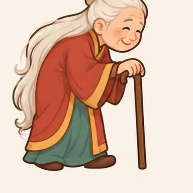 Hình minh hoạ bộ 老 — già