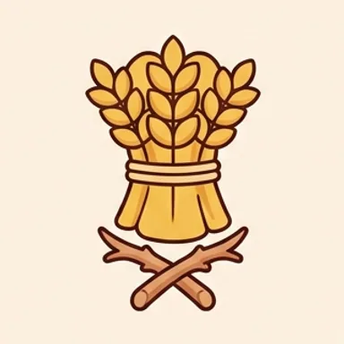 Hình minh hoạ bộ 麦 — lúa mì