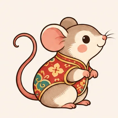 Hình minh hoạ bộ 鼠 — chuột