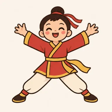 Hình minh hoạ bộ 大 — to lớn