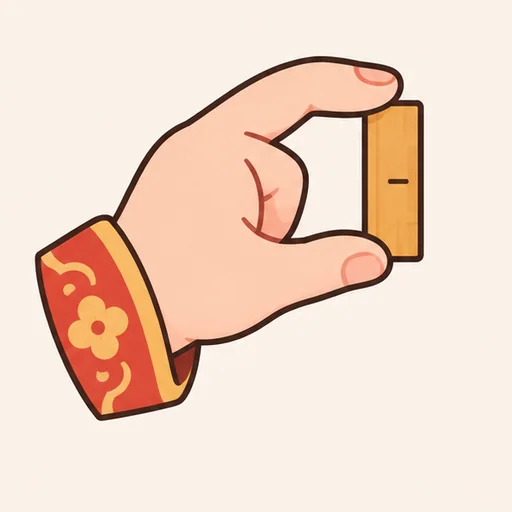 Hình minh hoạ bộ 寸 — tấc