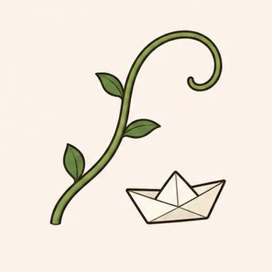 Hình minh hoạ bộ 乙 — can thứ hai
