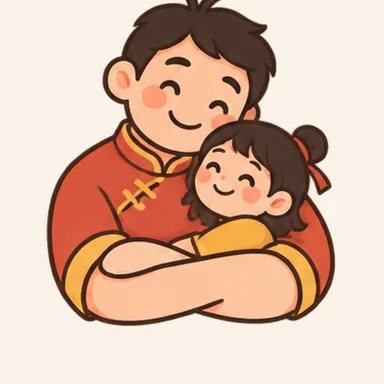 Hình minh hoạ bộ 父 — cha, bố